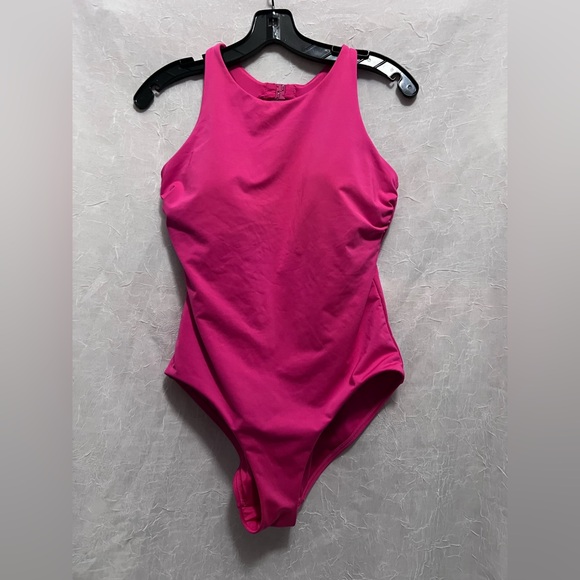 Athleta Tops - Athleta hot pink bodysuit
